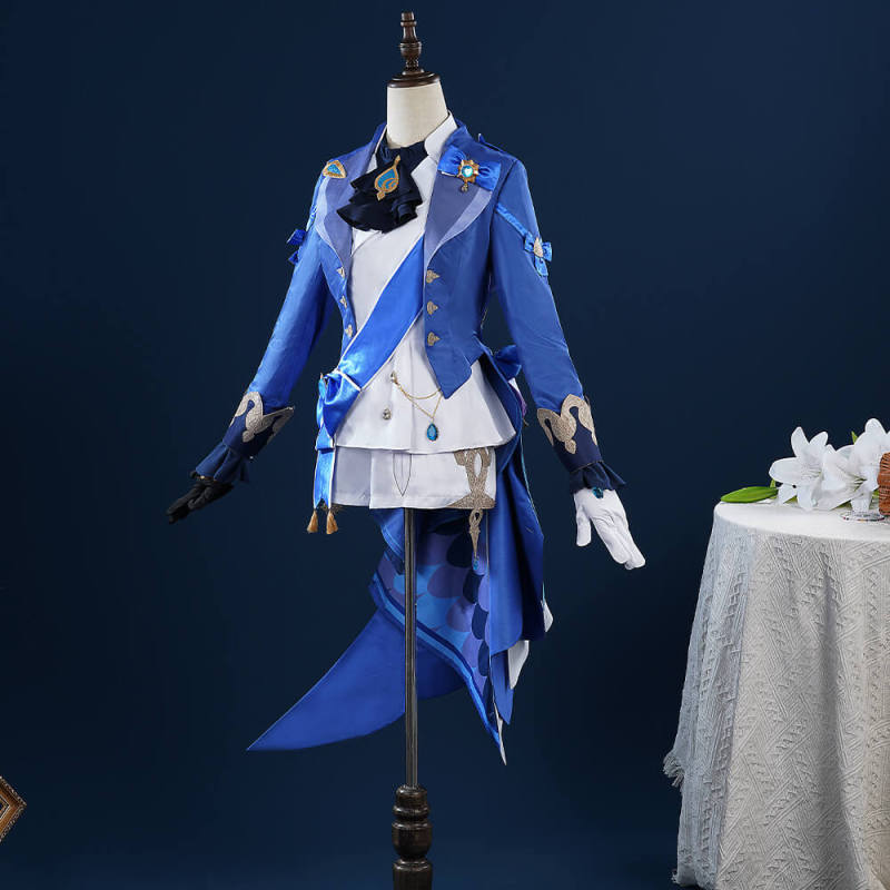 New Genshin Impact Focalors Cosplay Costume 2023 Game