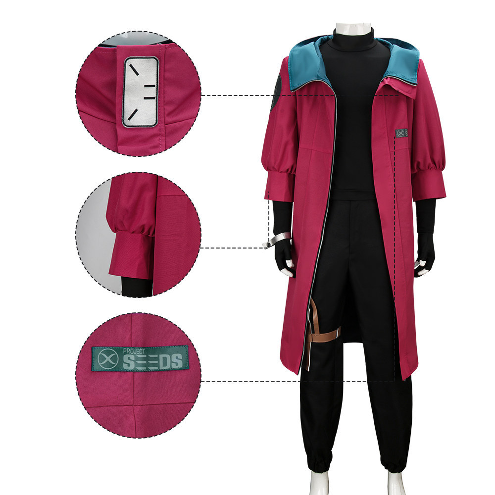 Stampede Costume Vash the Stampede The Humanoid Typhoon Cosplay Coat M L XL In Stock-Takerlama