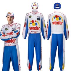 Ricky Bobby Cosplay Costume Style B Talladega Nights Wonder Bread Racing Apparel