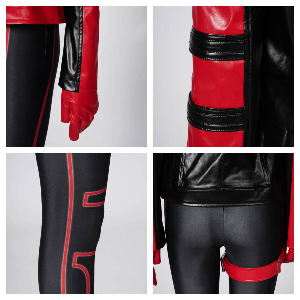 Spider-Woman Jessica Drew Cosplay Costume Spider-Man: Across the Spider-Verse Wig Boots Takerlama