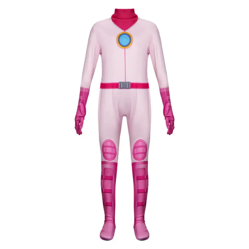 Kids Princess Peach Racing Outfit The Super Mario Bros. Movie Jumpsuit (Ready To Ship)