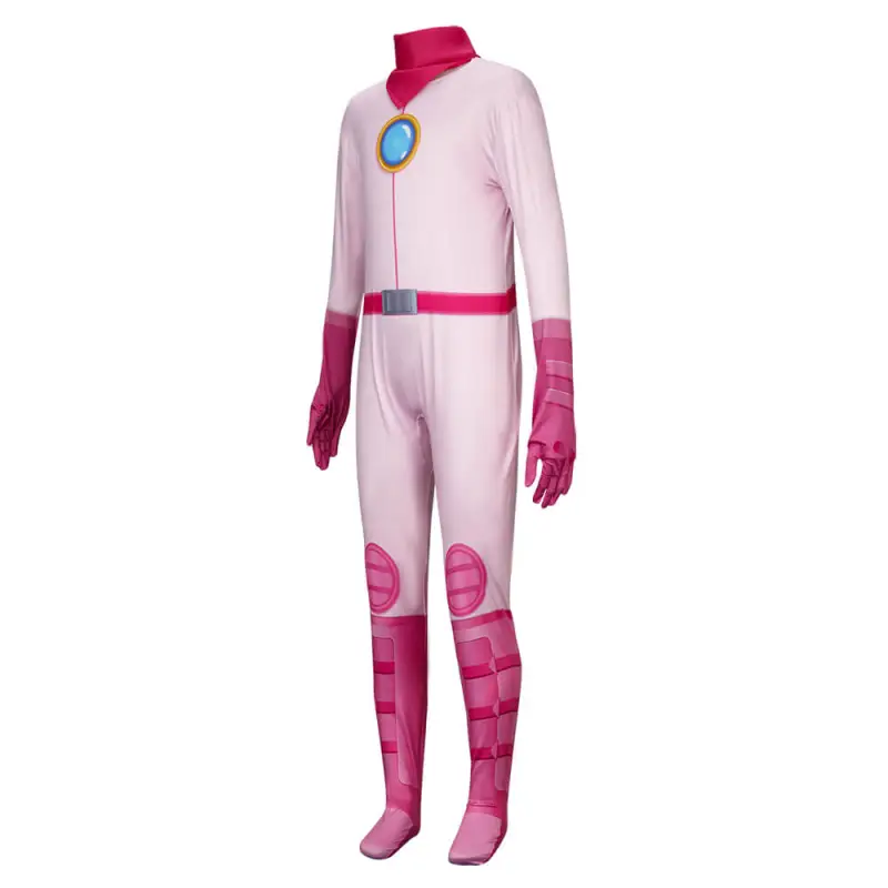 Kids Princess Peach Racing Outfit The Super Mario Bros. Movie Jumpsuit (Ready To Ship)