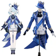 New Genshin Impact Focalors Cosplay Costume 2023 Game