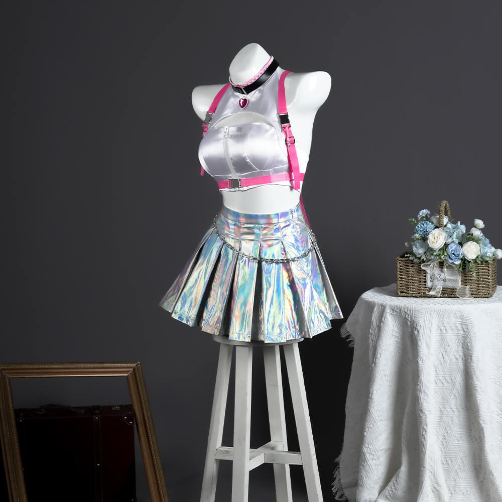 Victory Goddess Viper Cosplay Costume Pink Halloween Outfits In Stock Takerlama