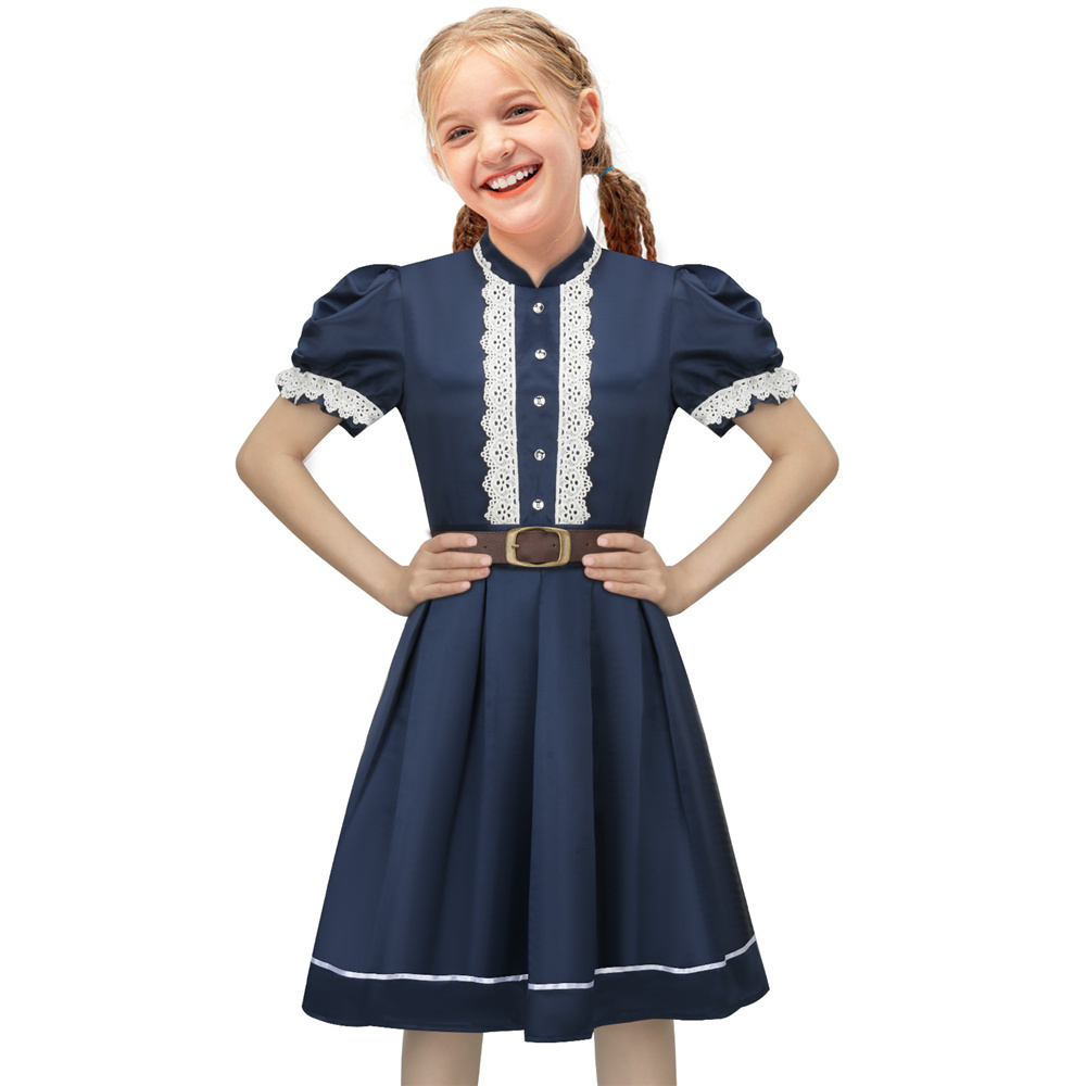 Children of the Corn Eden Edwards Halloween Cosplay Costume Dress for Child