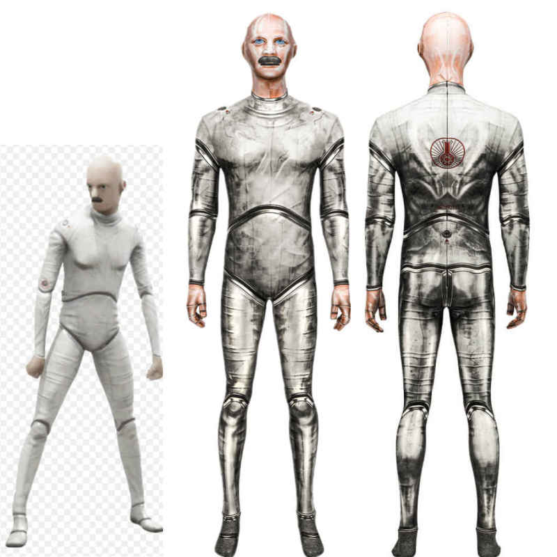 Atomic Heart VOV-A6 Lab Tech Cospaly Costume Game Bodysuit In Stock Takerlama