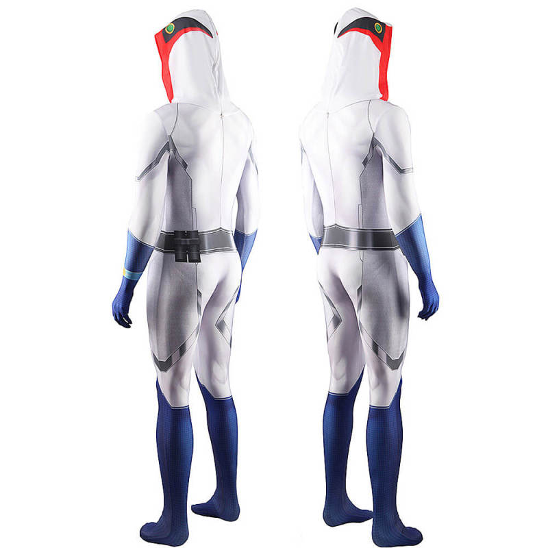 Gatchaman Ken Washio Costume Ken the Eagle Cosplay Bodysuit Cloak