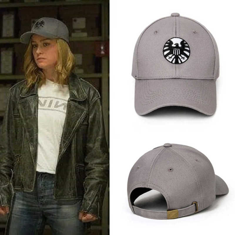 Carol Danvers Cosplay Caps Captain Marvel Props In Stock Takerlama