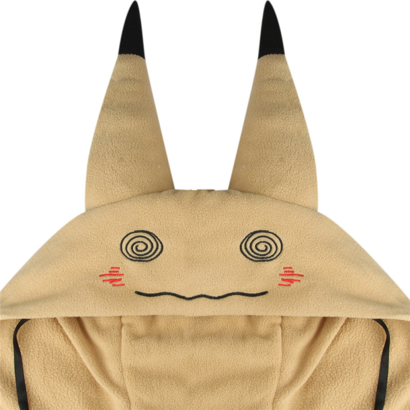 Mimikyu Cosplay Costume Yellow Ghost Cosplay Cloak Skirt Gloves In Stock Takerlama