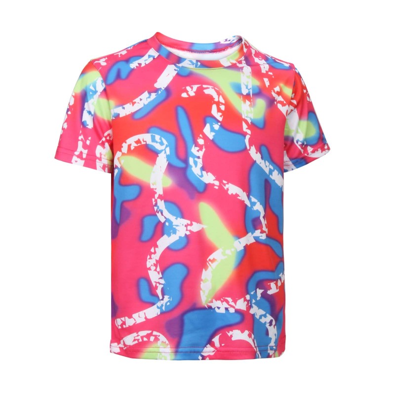 Unisex Kids Pink Neon Shirt