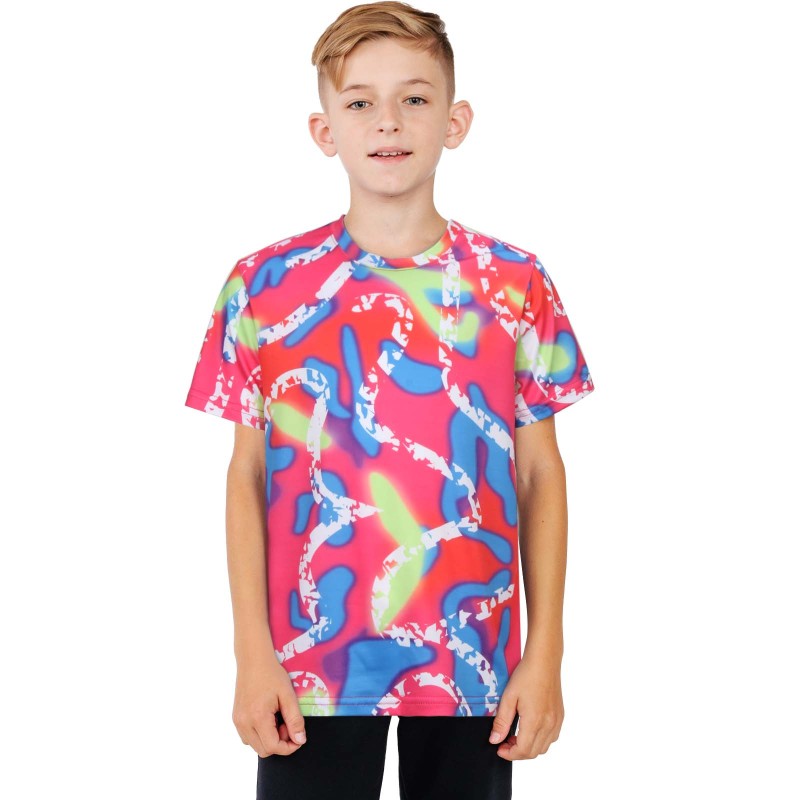 Unisex Kids Pink Neon Shirt