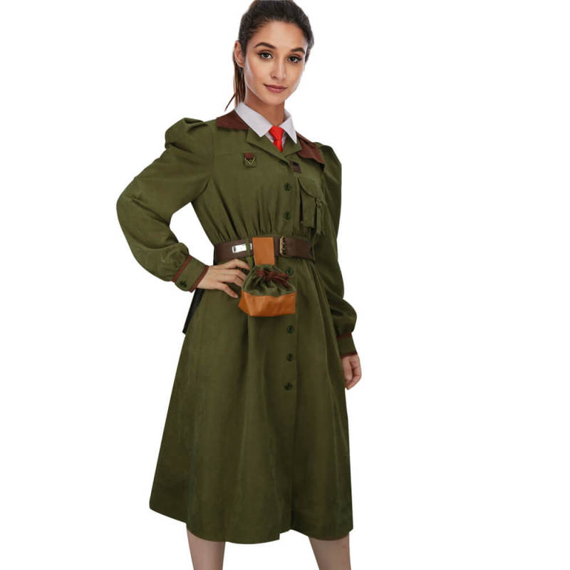 Matilda Agatha Trunchbull Costume Green Uniform In Stock Takerlama