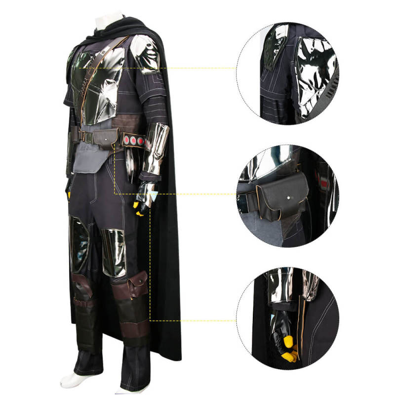 Adult Mandalorian Cosplay Costume Din Djarin Outfits Star Wars: The Mandalorian Season 3
