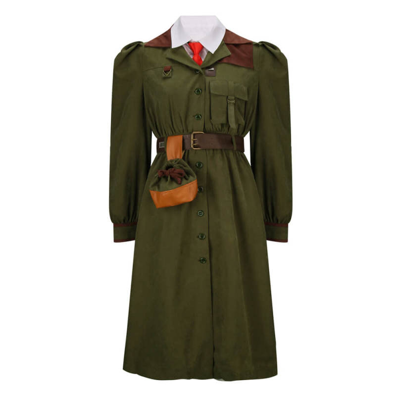 Matilda Agatha Trunchbull Costume Green Uniform In Stock Takerlama