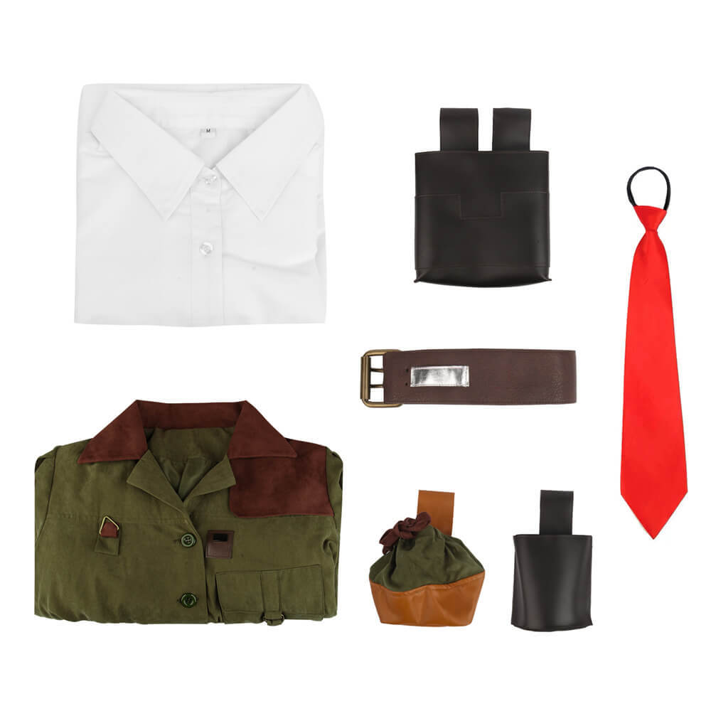 Matilda Agatha Trunchbull Costume Green Uniform In Stock Takerlama