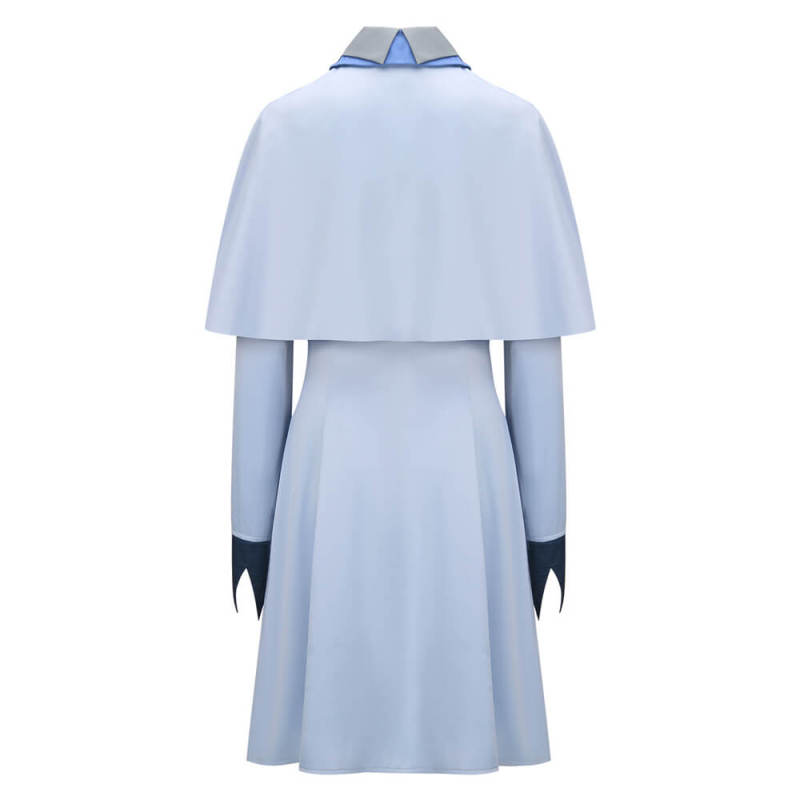 Harry Potter Fleur Delacour Cosplay Costume Beauxbatons Academy of Magic Uniform Women Blue Dress (In Stock) Takerlama