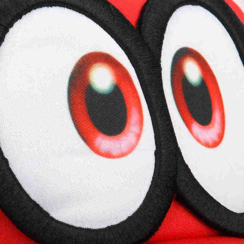 Super Mario Odyssey Cappy Hat Men's Red Mario Cosplay Costume Accessory