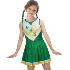 Child Chrissy Hawkins High School Cheerleader Tops Skirt-Stranger Things Season 4 Costume