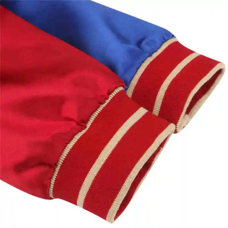 Suicide Squad Harley Quinn Cosplay Costume Margot Robbie Halloween Blue Red Coat
