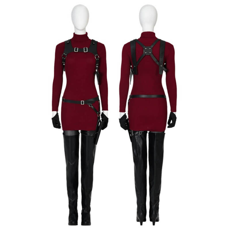 Ada Wong Cosplay Costume-Resident Evil IV 4 Remake M L XL in Stock