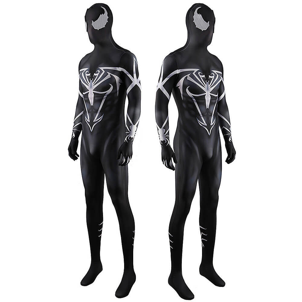 Spider-man Ultimate Symbiote Cosplay Costume Superhero Jumpsuit Mask Adults Kids