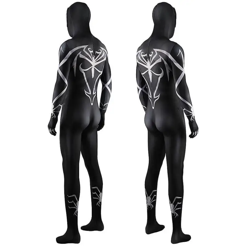 Spider-man Ultimate Symbiote Cosplay Costume Superhero Jumpsuit Mask Adults Kids