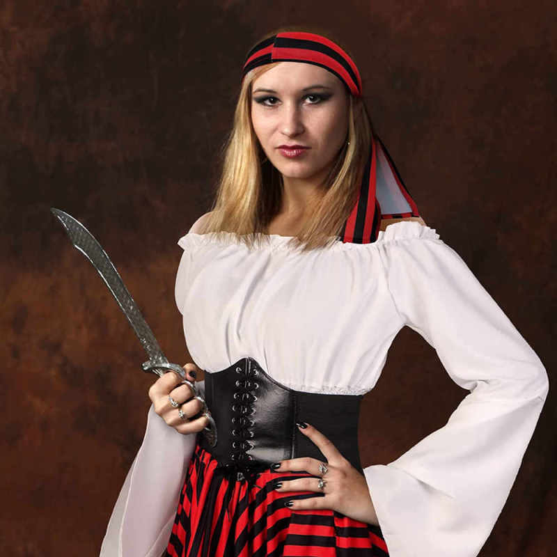 Women's Renaissance Pirate Halloween Costume Retro Style  In Stock-Takerlama