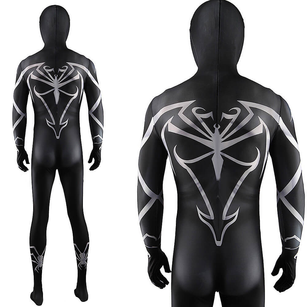 Spider-man Ultimate Symbiote Cosplay Costume Superhero Jumpsuit Mask Adults Kids
