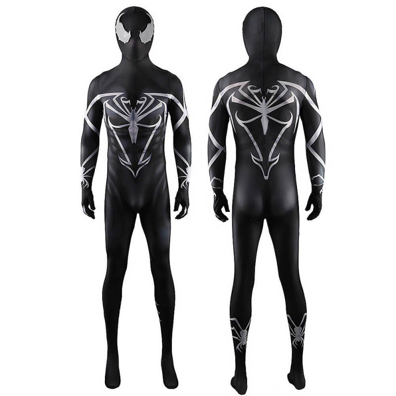 Spider-man Ultimate Symbiote Cosplay Costume Superhero Jumpsuit Mask Adults Kids