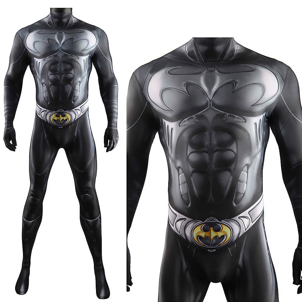 Takerlama Batman Forever Sonar Suit Batsuit Superhero Cosplay Costume