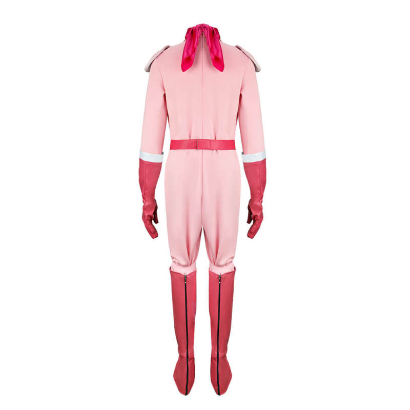 Child Princess Peach Jumpsuit The Super Mario Bros. Movie Pink Cosplay Costume BikeSuit Racing Outfits In Stock-Takerlama