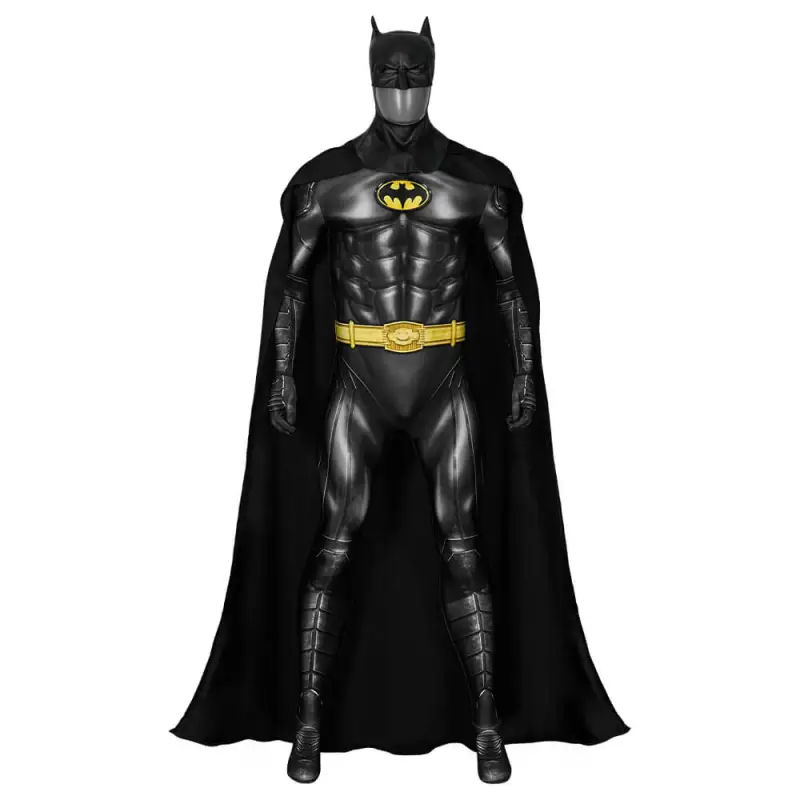 Batman Michael Keaton Batsuit DC The Flash Cosplay Costume In Stock Takerlama