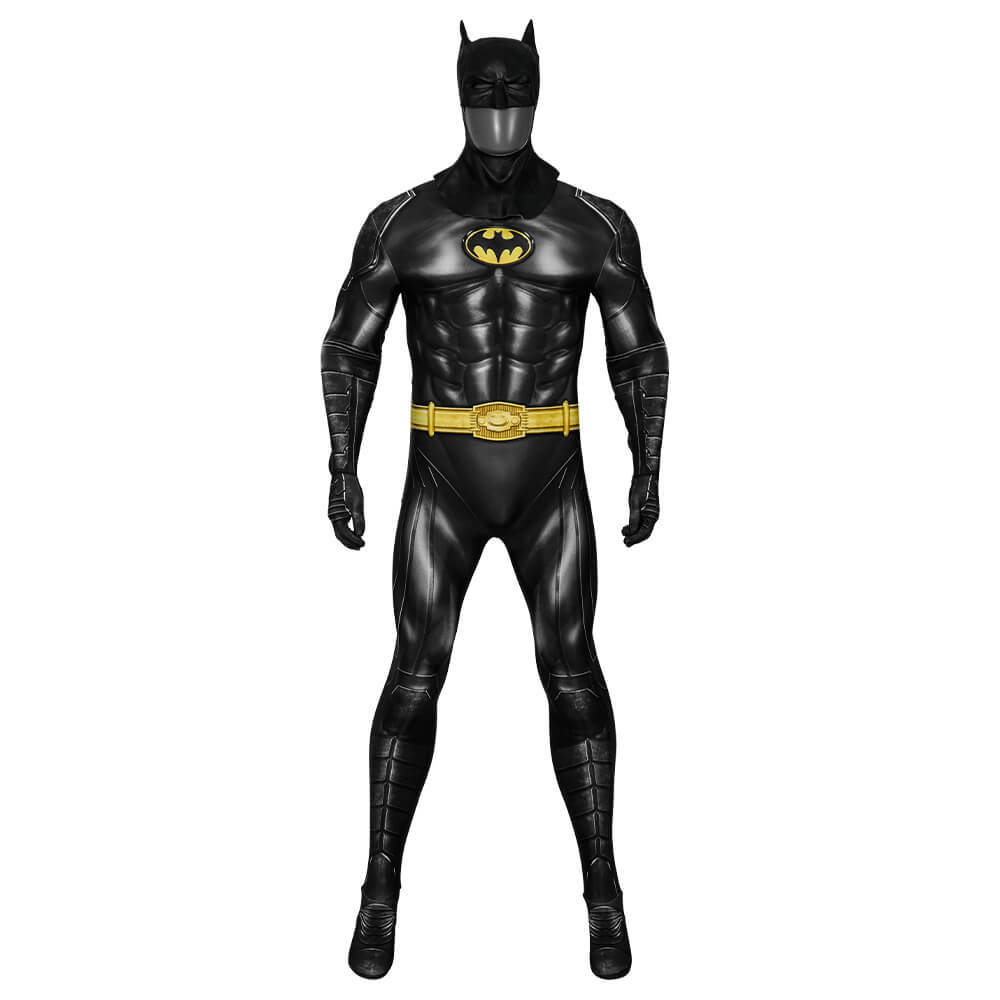 Batman Michael Keaton Batsuit DC The Flash Cosplay Costume In Stock Takerlama