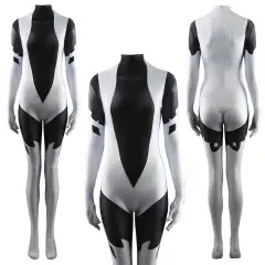 Silver Banshee Cosplay Costume DC Comic Supervillain Jumpsuit