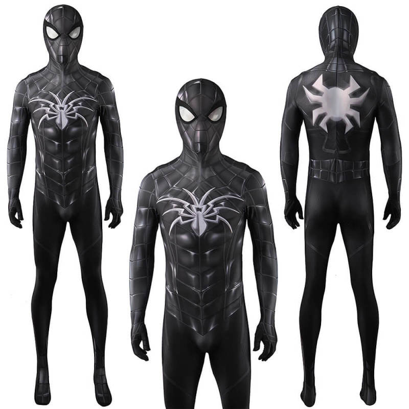 Black Spider-Man Armour MK IV Suit Superhero Halloween Costume