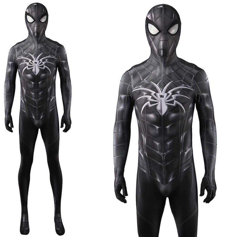 Black Spider-Man Armour MK IV Suit Superhero Halloween Costume