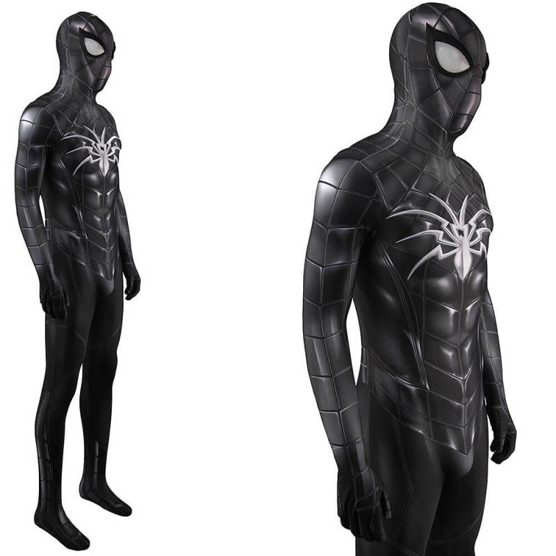 Black Spider-Man Armour MK IV Suit Superhero Halloween Costume