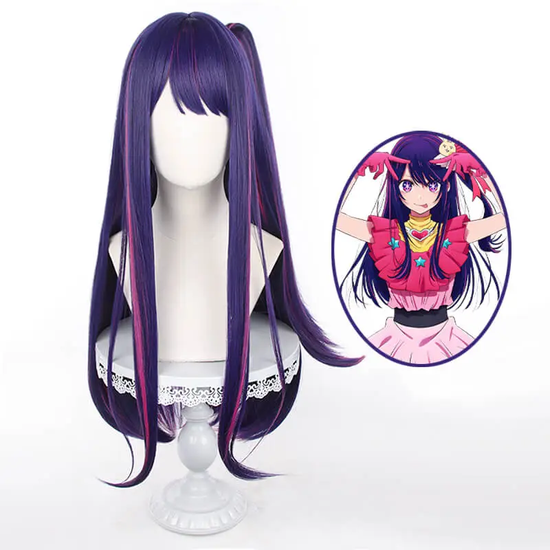 Oshi no Ko - Hoshino Ai Cosplay Wig Heat Resistant Synthetic Hair Carnival Halloween Party Props