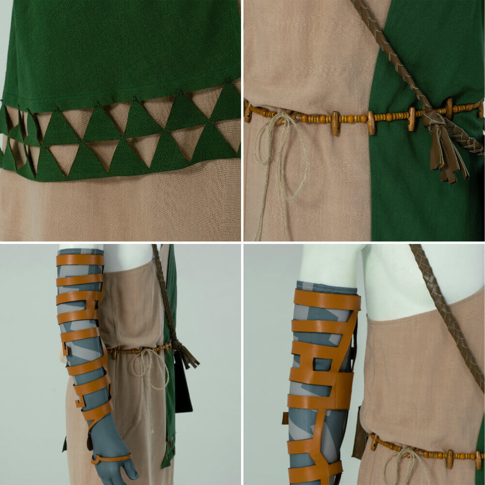 Tears of the Kingdom Link Cosplay Costume The Legend of Zelda No Boots (In Stock )