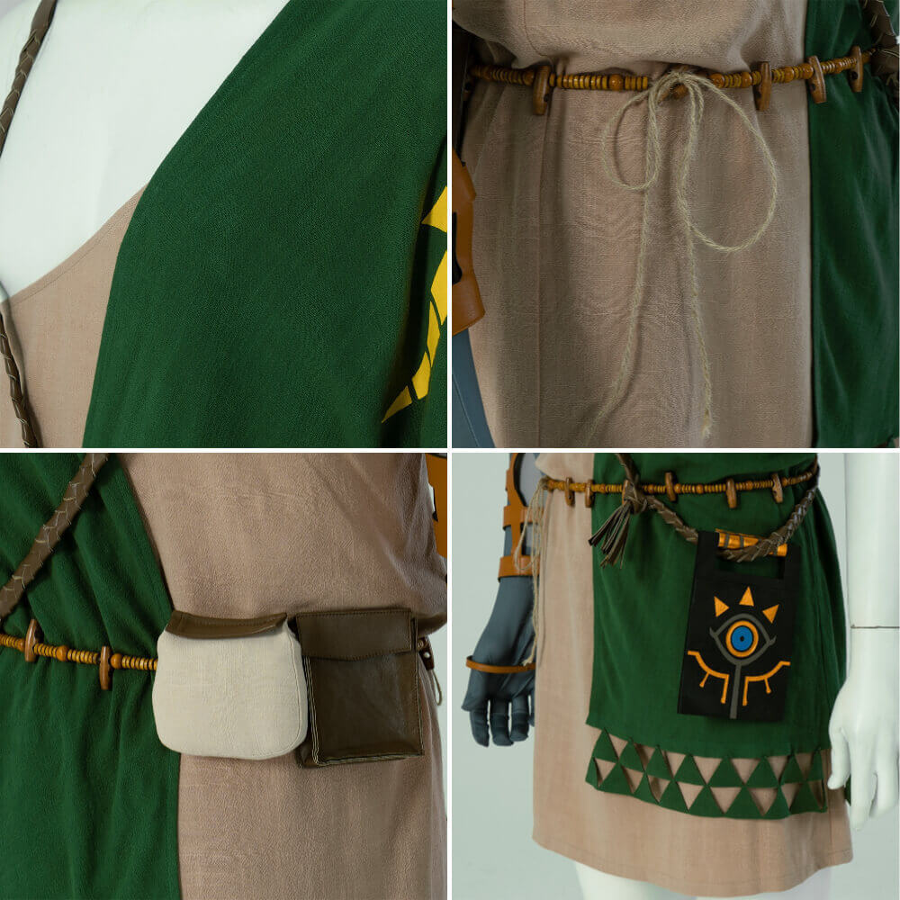 Tears of the Kingdom Link Cosplay Costume The Legend of Zelda No Boots (In Stock )