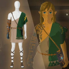 Tears of the Kingdom Link Cosplay Costume The Legend of Zelda No Boots (In Stock )