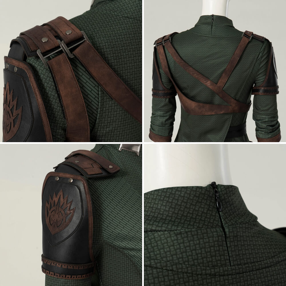 Deluxe Guardians of the Galaxy 3 Gamora Cosplay Costume Takerlama