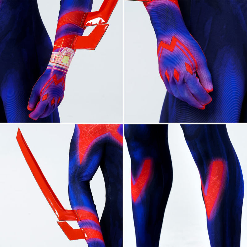Spider-Man: Across the Spider-Verse Spider-Man 2099 Cosplay Costume Kids Adult In Stock Takerlama