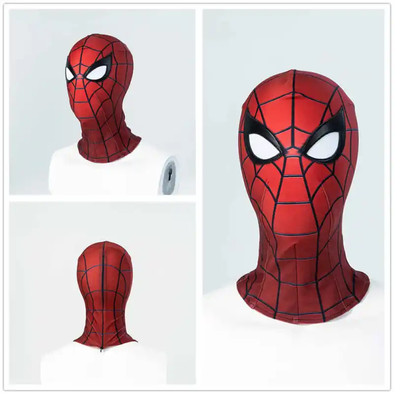 PS4 Spider-Man Advanced Suit Mask Spider-Man: Across the Spider-Verse Cosplay Costume Kids Adult In Stock Takerlama