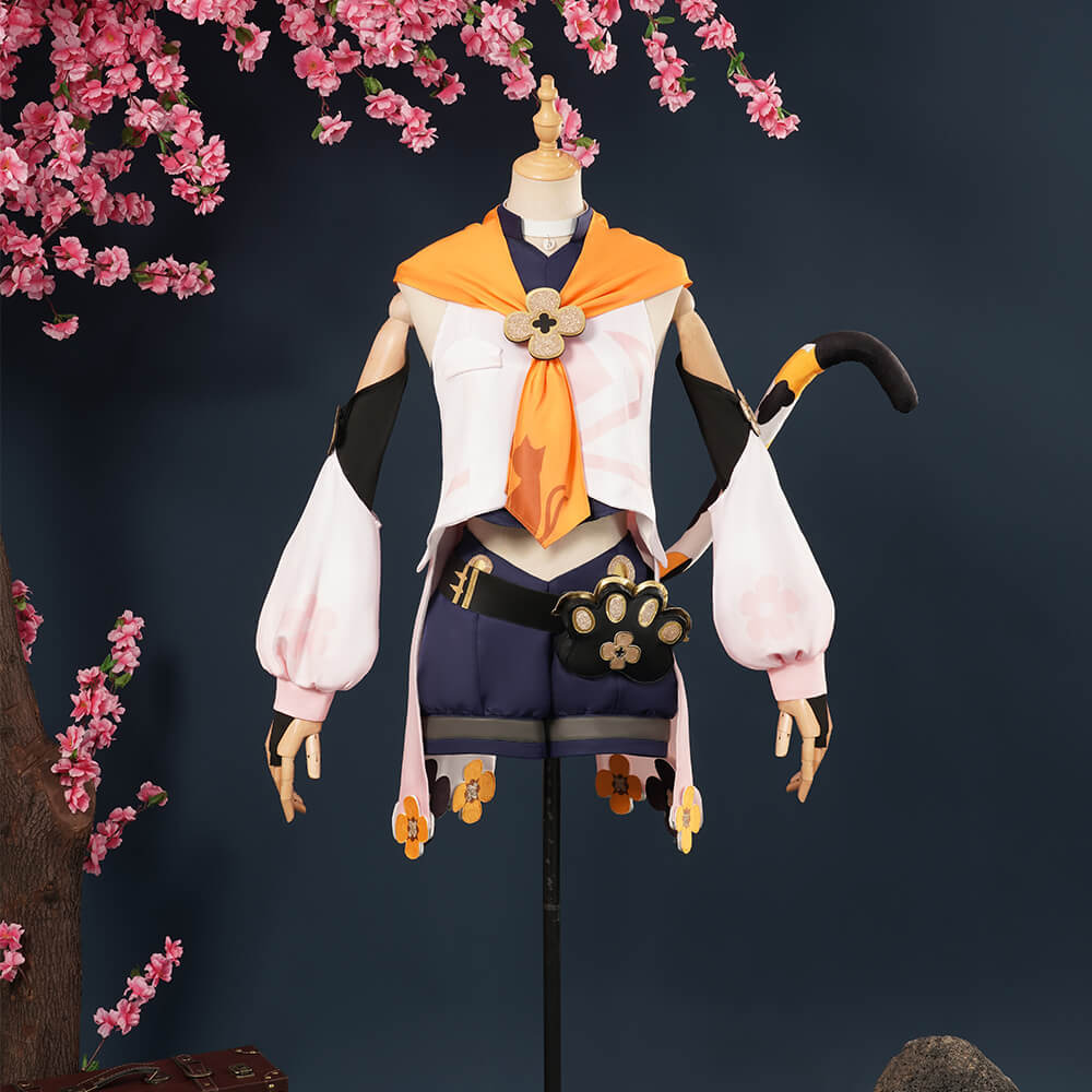 Genshin Impact Diona Cosplay Costume Game Halloween Outfits