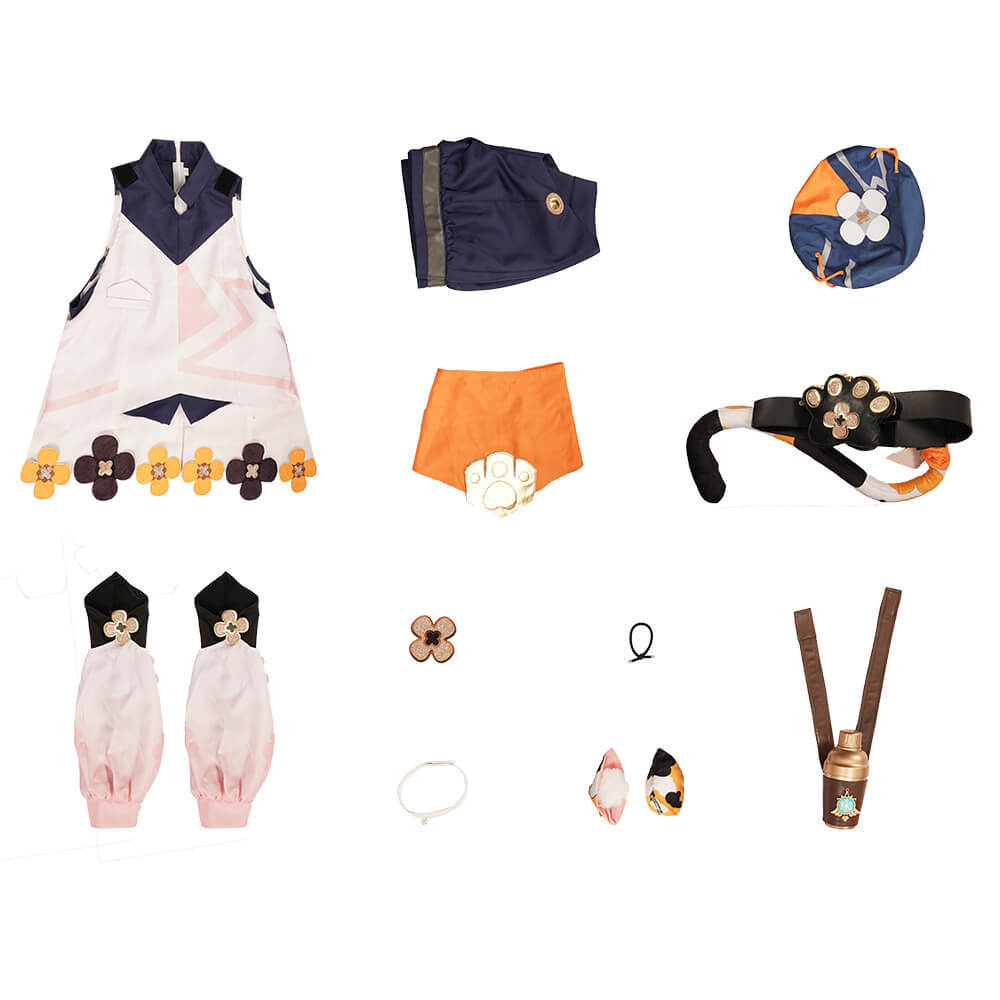 Genshin Impact Diona Cosplay Costume Game Halloween Outfits