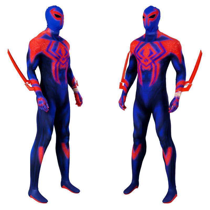 Spider-Man: Across the Spider-Verse Spider-Man 2099 Cosplay Costume Kids Adult In Stock Takerlama