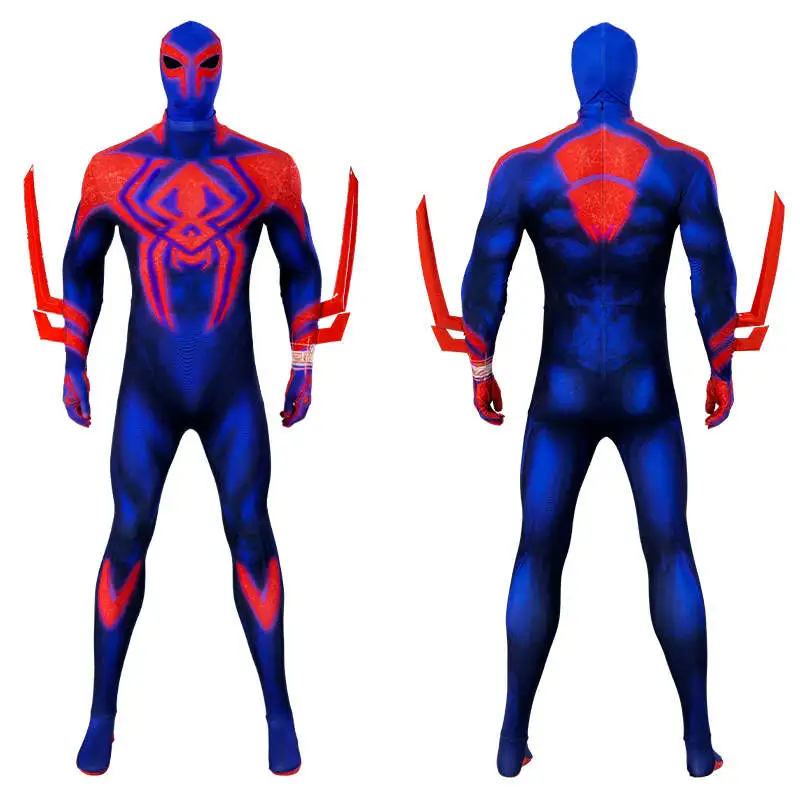 Spider-Man: Across the Spider-Verse Spider-Man 2099 Cosplay Costume Kids Adult In Stock Takerlama