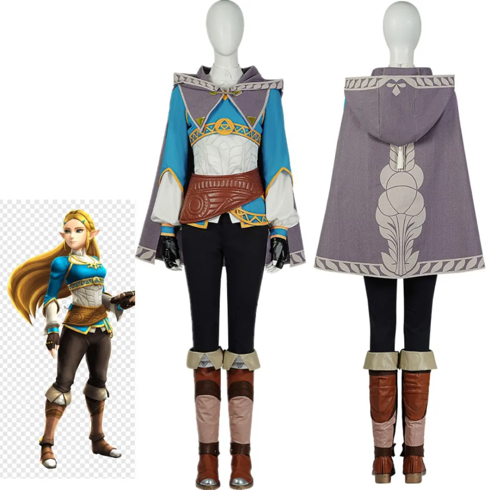 princess zelda cosplay dress TLOZ: Breath of the Wild Princess Zelda Premium Edition Cosplay Costume