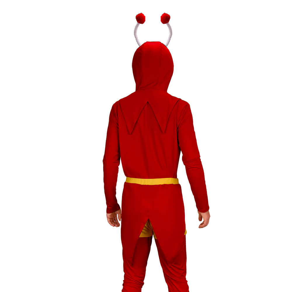El Chapulín Colorado Kids Cosplay Costume Chespirito The Red Grasshopper Superhero Uniform In Stock-Takerlama